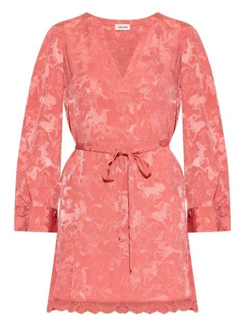 Zadig&Voltaire V-neck printed dress