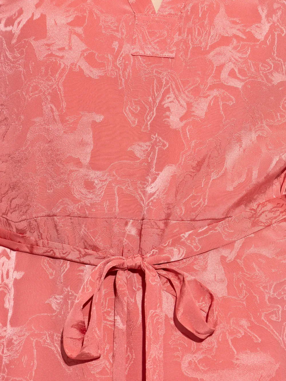 Zadig&Voltaire Maxi-jurk met print en V-hals Roze