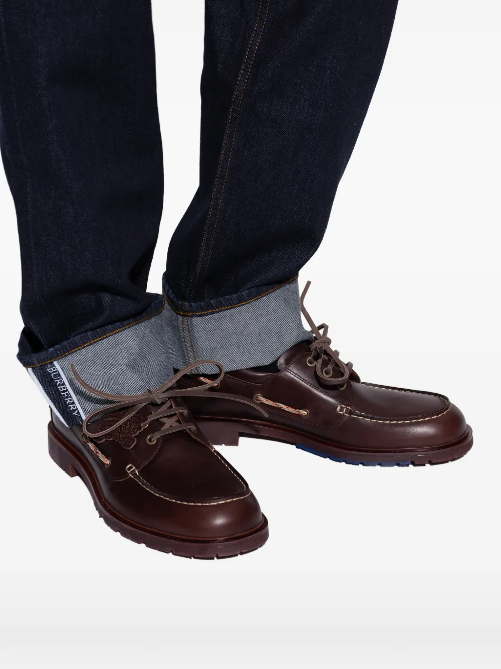 Burberry Bootschoenen met veters Bruin