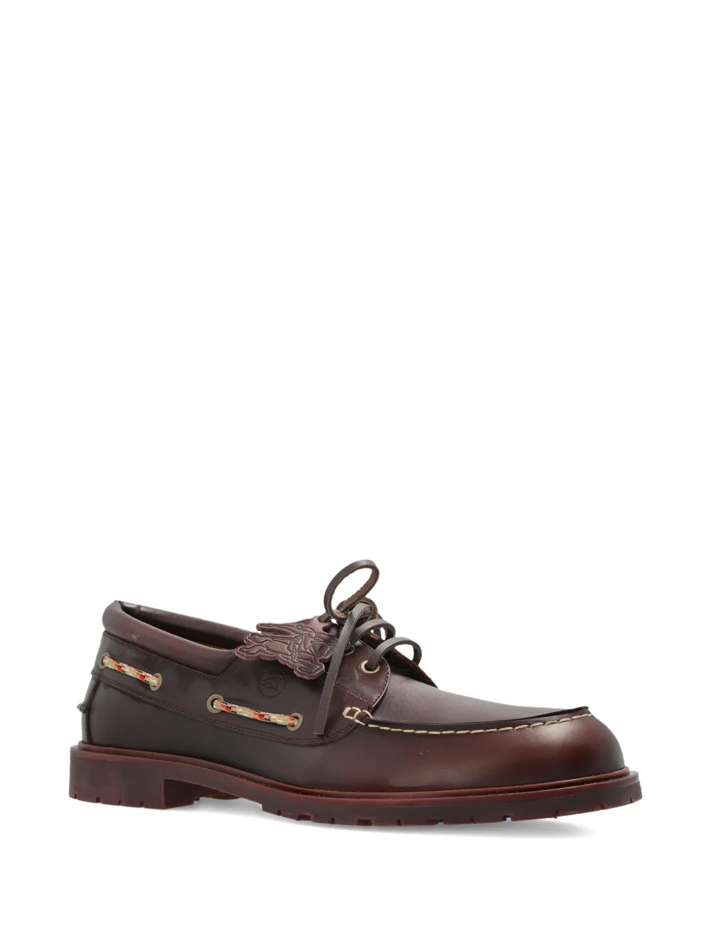 Burberry lace-up boat shoes - Bruin