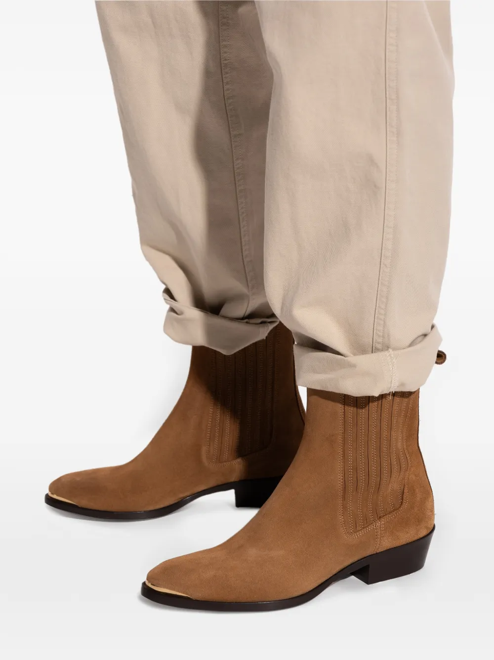 ISABEL MARANT Delano enkellaarzen Bruin