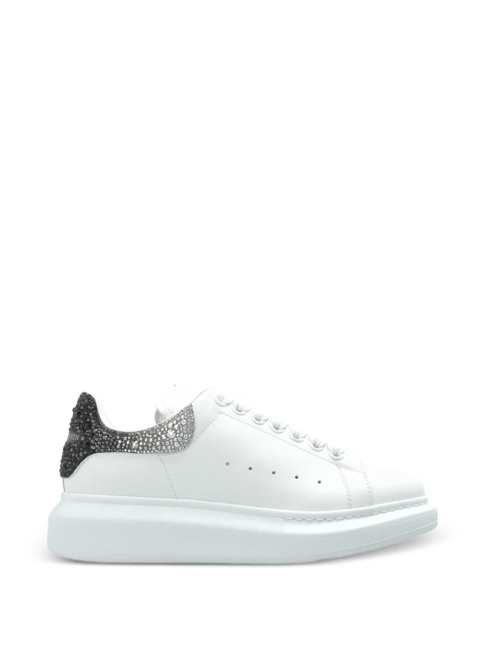 Alexander Mcqueen Embellished Sneakers In White