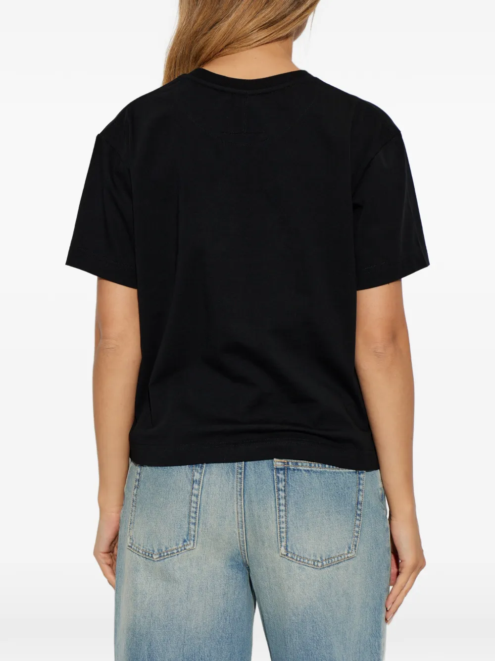 Alexander McQueen T-shirt met logoprint Zwart