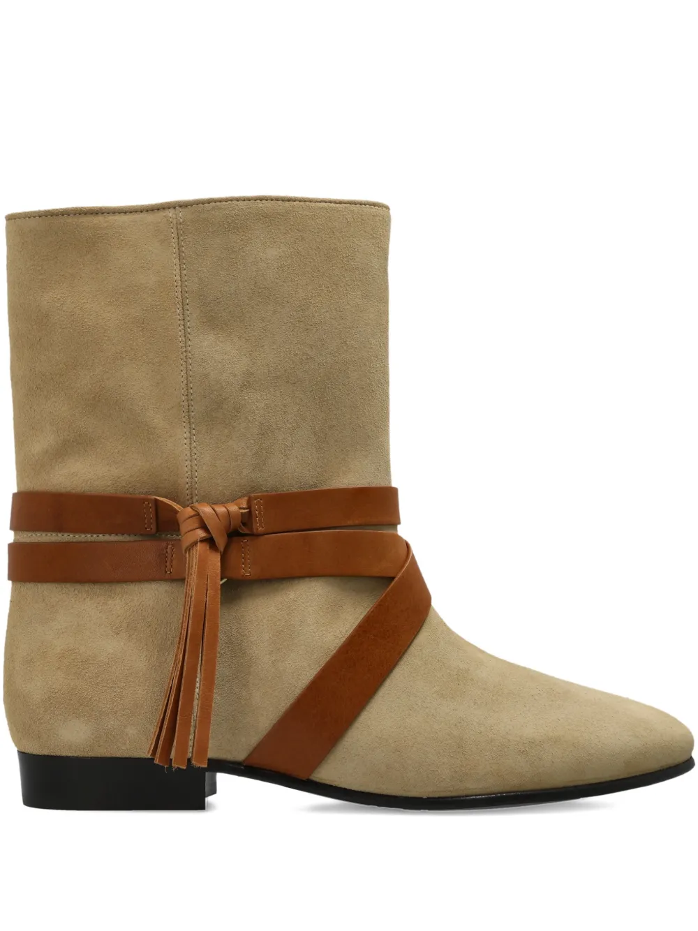 ISABEL MARANT Rejen suede ankle boot - Toni neutri