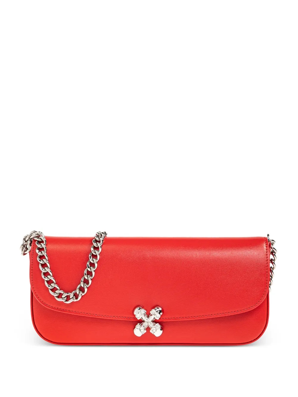 Alexander McQueen leather shoulder bag - Rosso