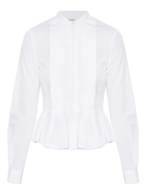 Alexander McQueen pleated shirt