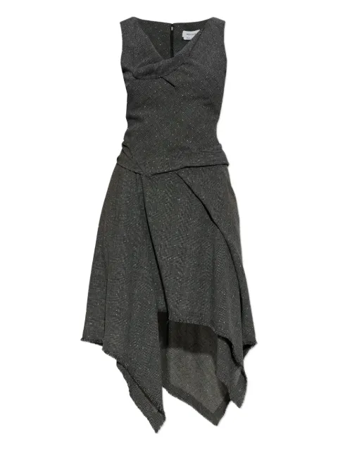 Alexander McQueen sleeveless asymmetrical dress
