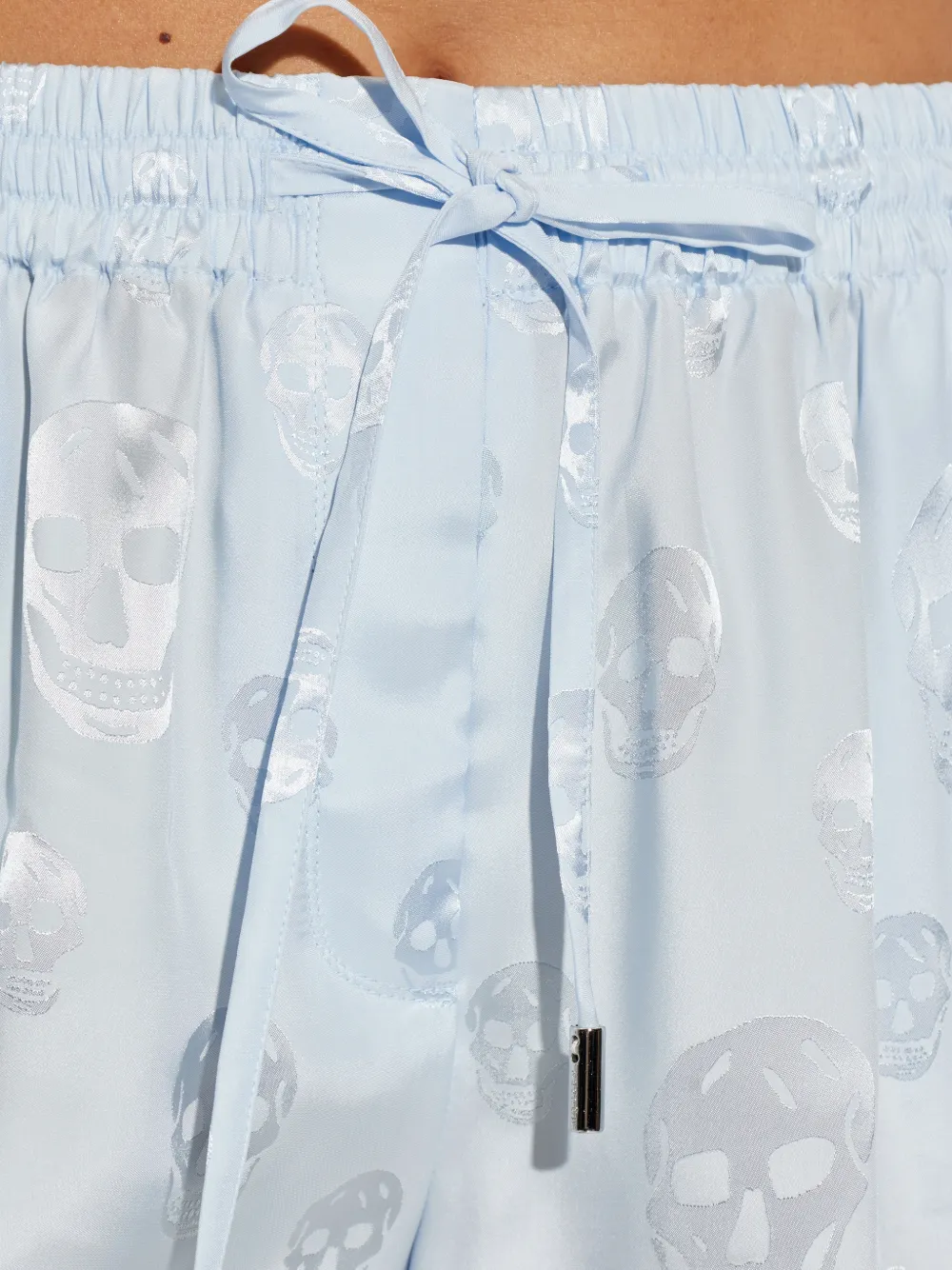 Alexander McQueen Shorts met trekkoord Blauw
