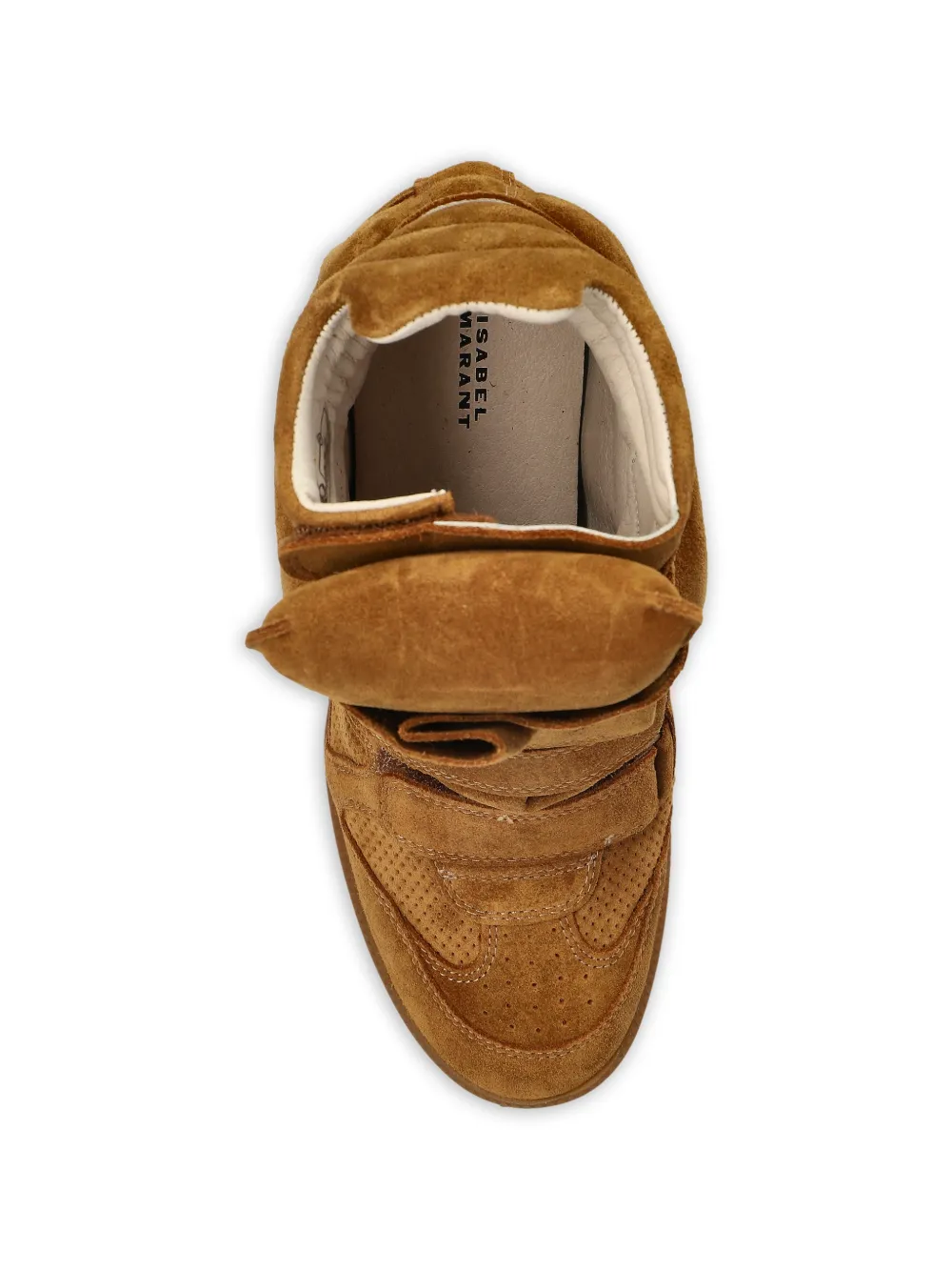 ISABEL MARANT Bekett touch-strap sneakers Bruin