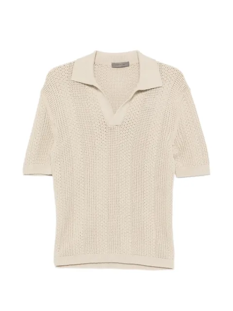 Corneliani open-stitch T-shirt