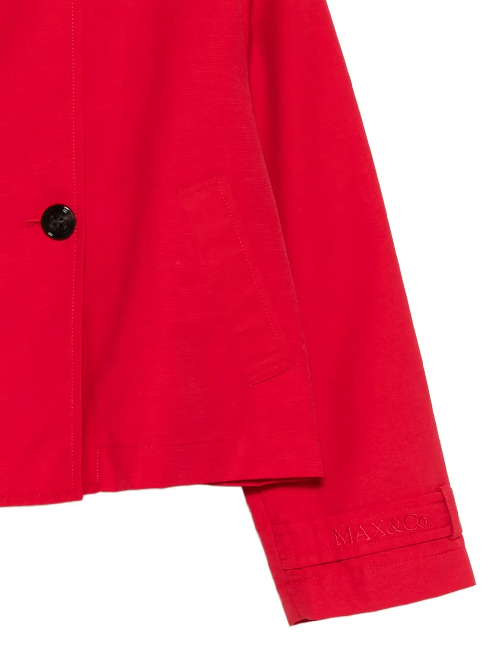 Buttoned Cropped Jacket