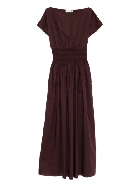 Matteau robe longue à fronces