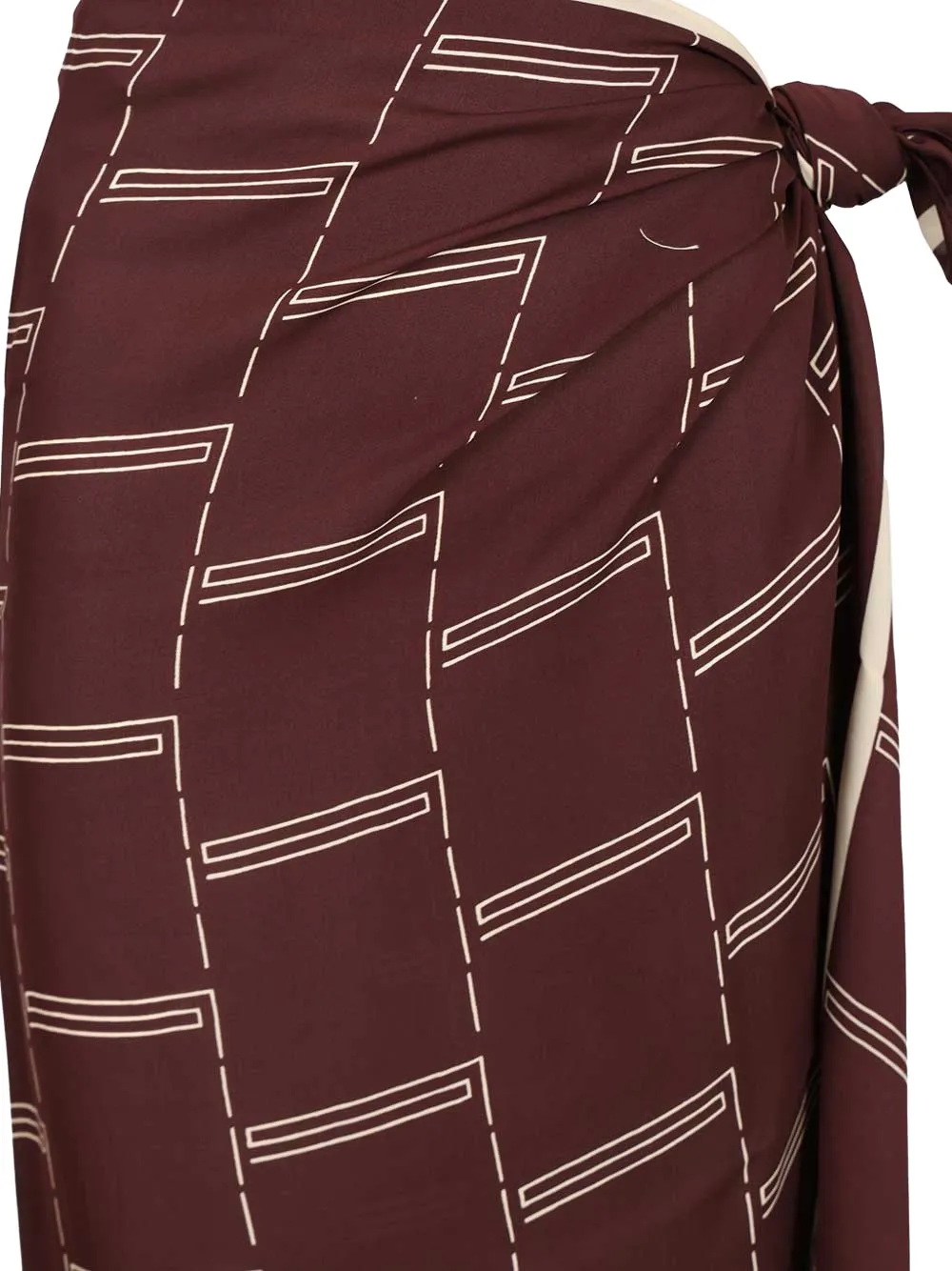 Geometric-Print Scarf