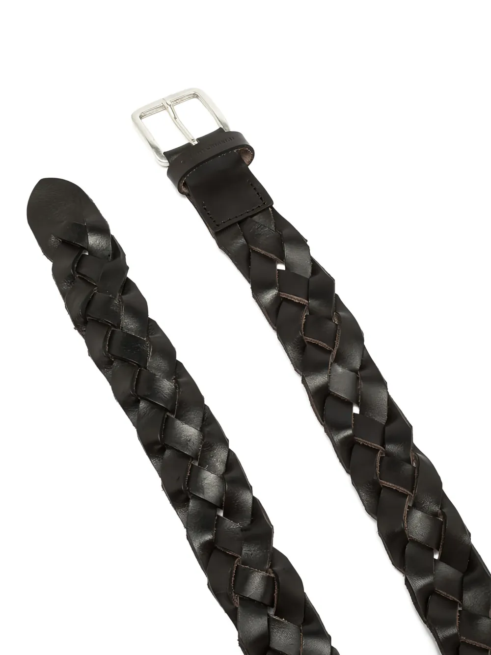 GIANNI CHIARINI woven-design belt - Zwart
