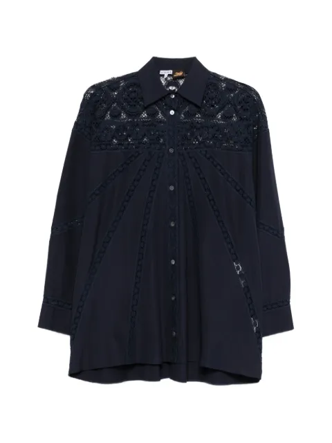 LOEWE x Paula's Ibiza lace buttoned shirt