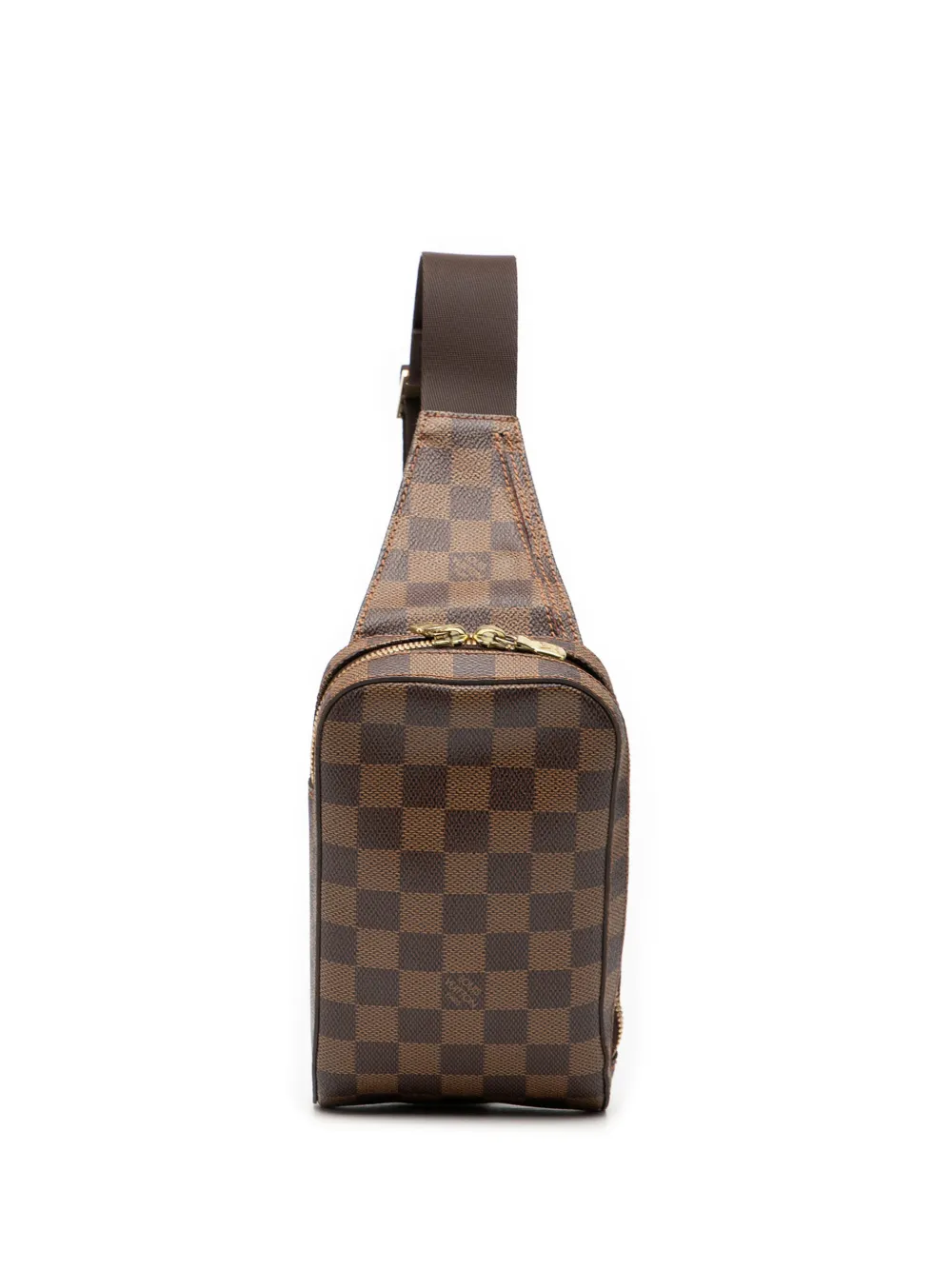 Louis Vuitton Pre-Owned 2004 Damier Ebene Geronimos crossbody bag - Braun