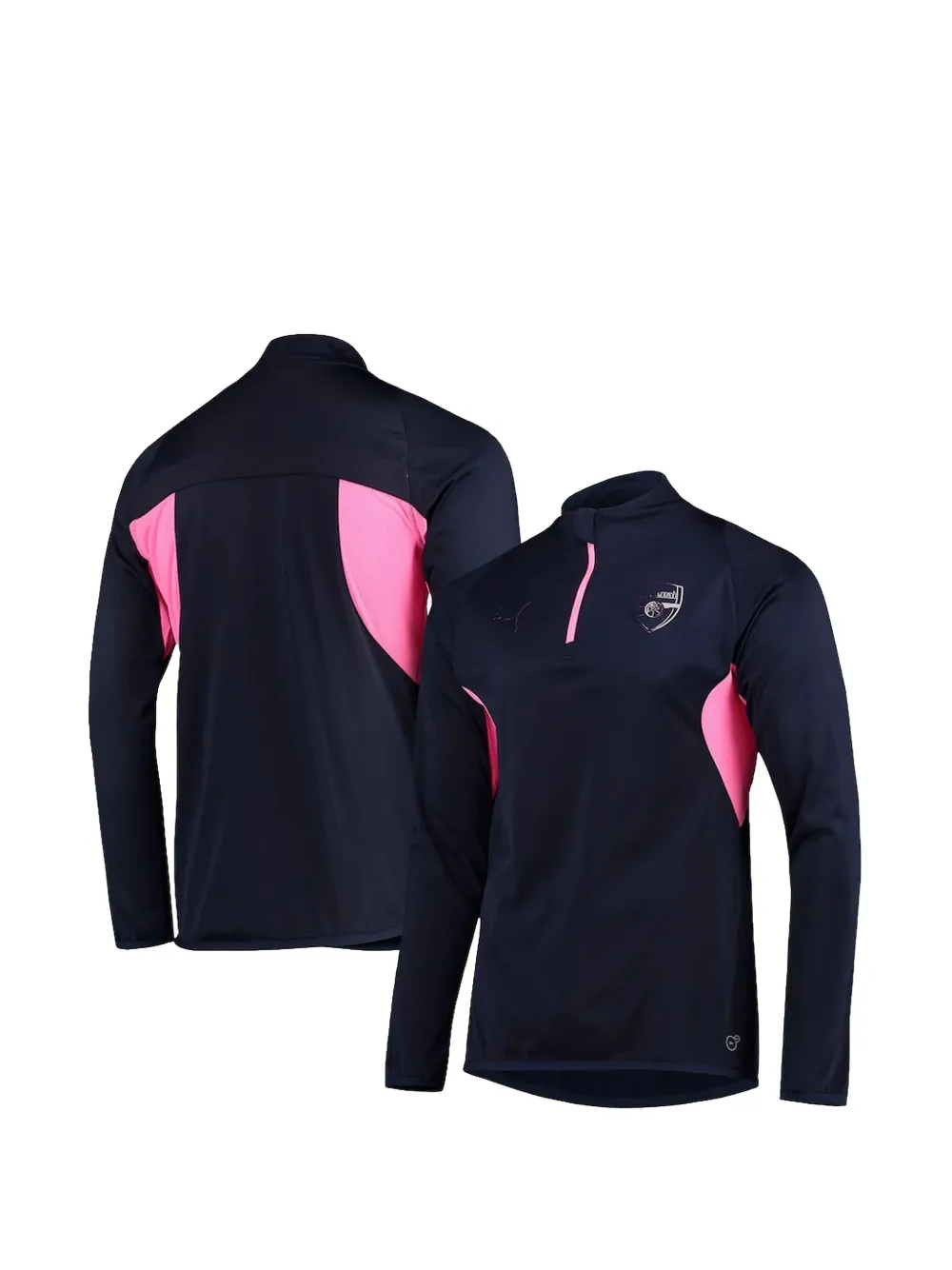  Puma Arsenal Fc 1/4 Zip Sweater - Blue 