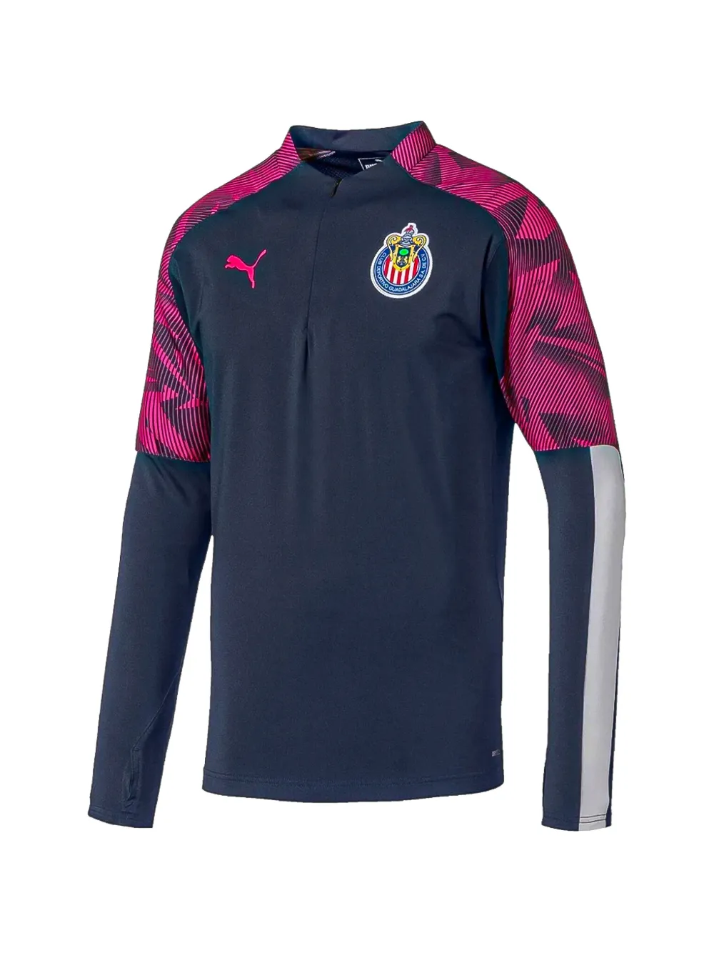 PUMA T-shirt con zip - Blu