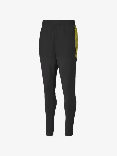 PUMA yellow-detail track pants