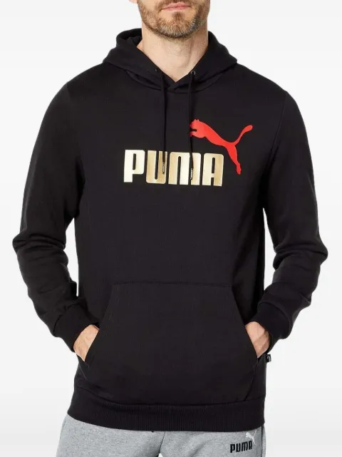 PUMA t-shirt en molleton à gros logo