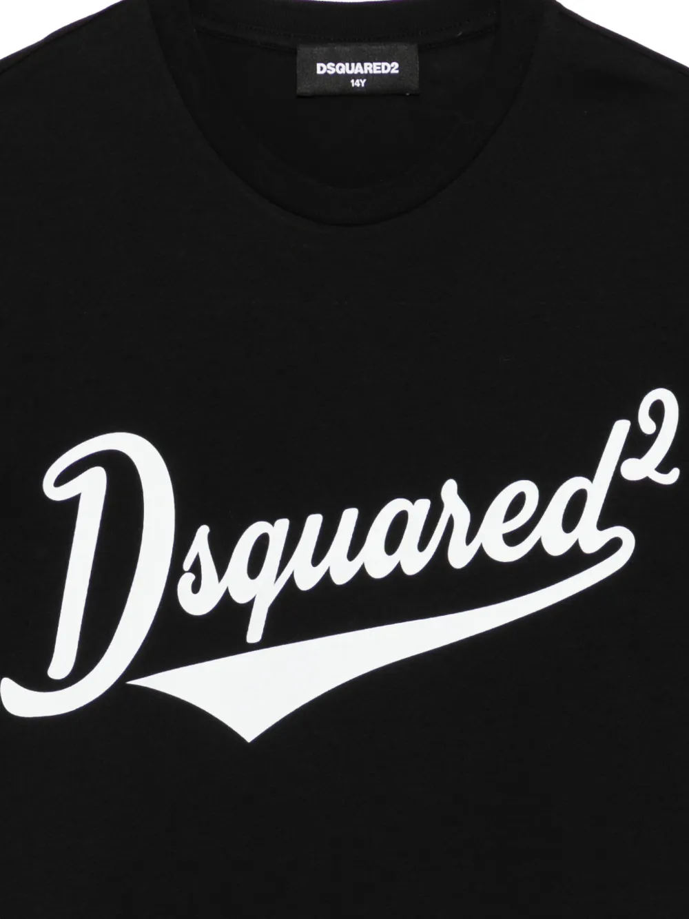  Dsquared2 Kids Logo-detail T-shirt - Black 