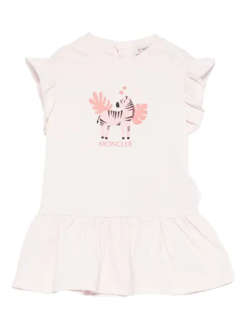 Moncler Enfant vestido con volantes