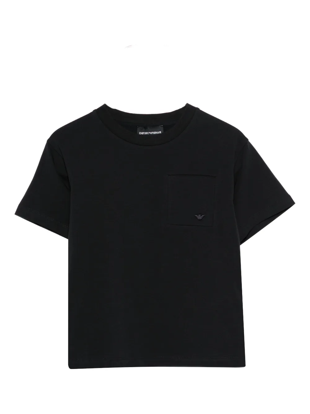 Emporio Armani Kids pocket-logo T-shirt - Blu