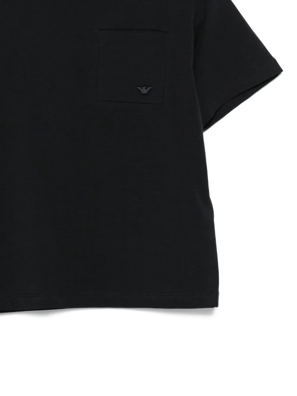Emporio Armani Kids T-shirt met logo Blauw
