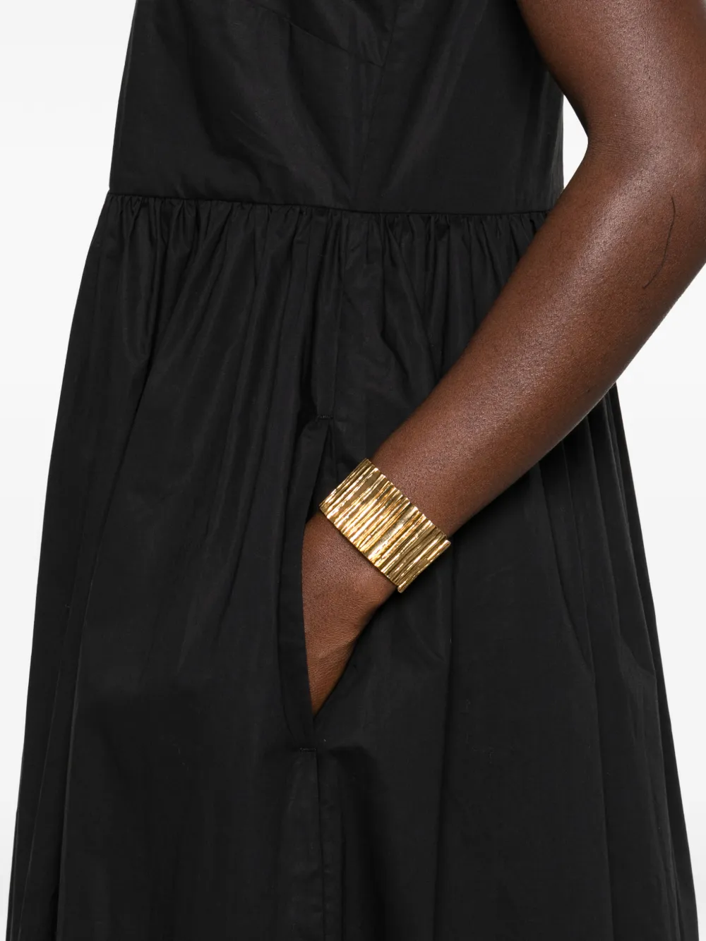 Matteau Mouwloze maxi-jurk Zwart