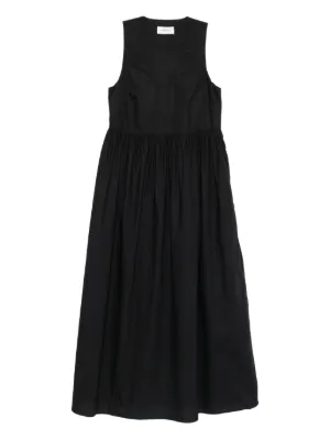 Matteau Plunge Halterneck Maxi Dress - Black