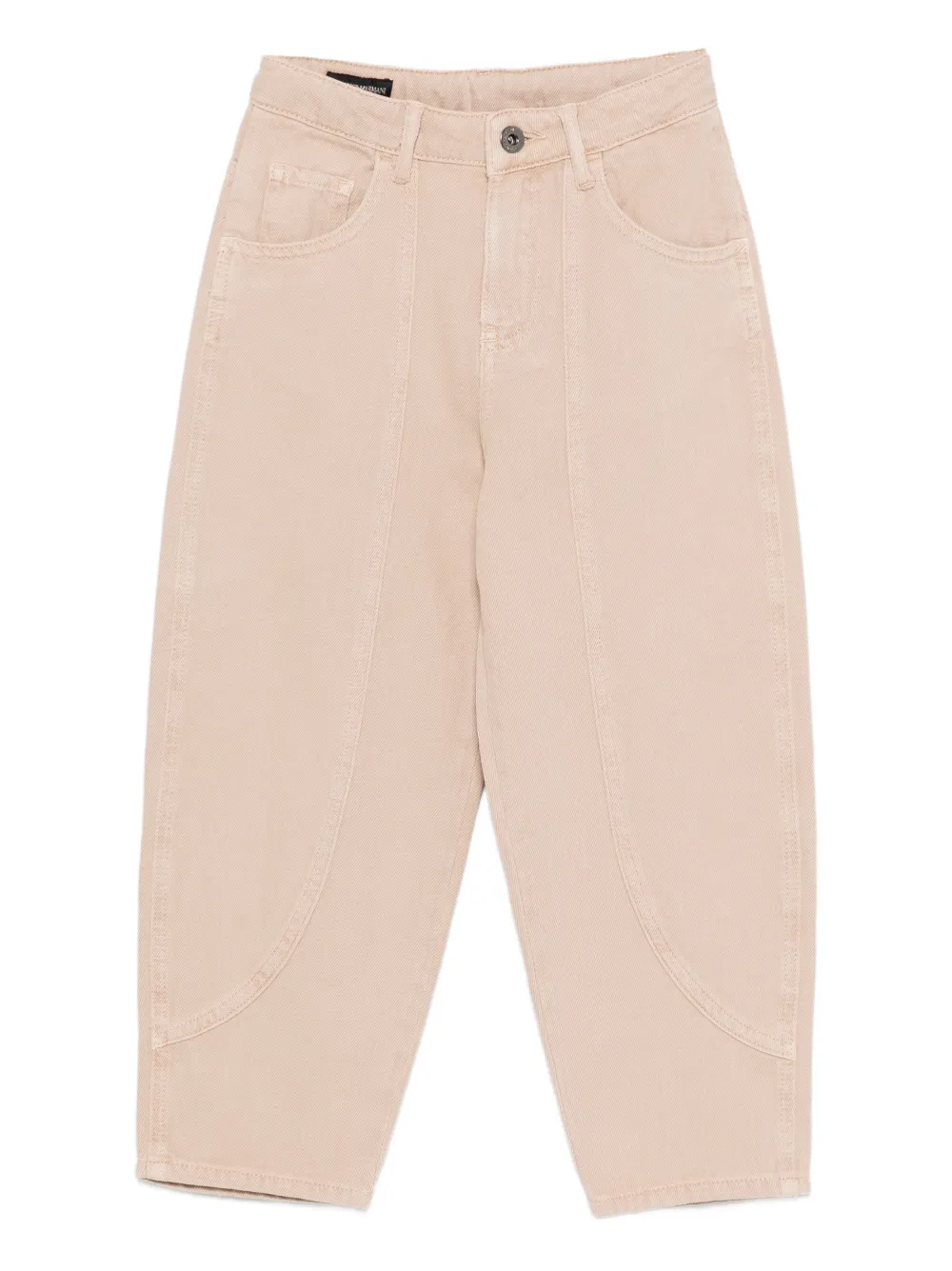 Emporio Armani Kids front-pocket trousers - Toni neutri