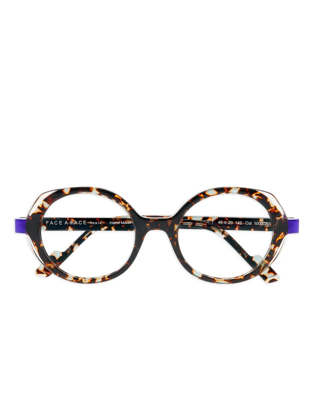 Face À Face round-frame tinge1 glasses - Marrone