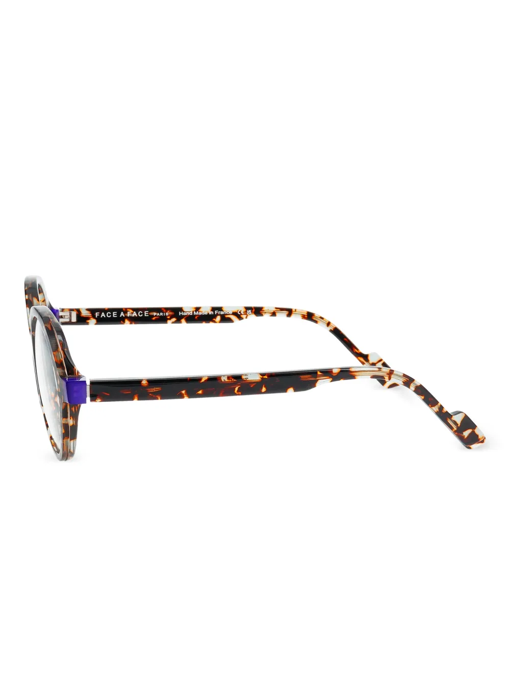  Face à Face Round-frame Tinge1 Glasses - Brown 