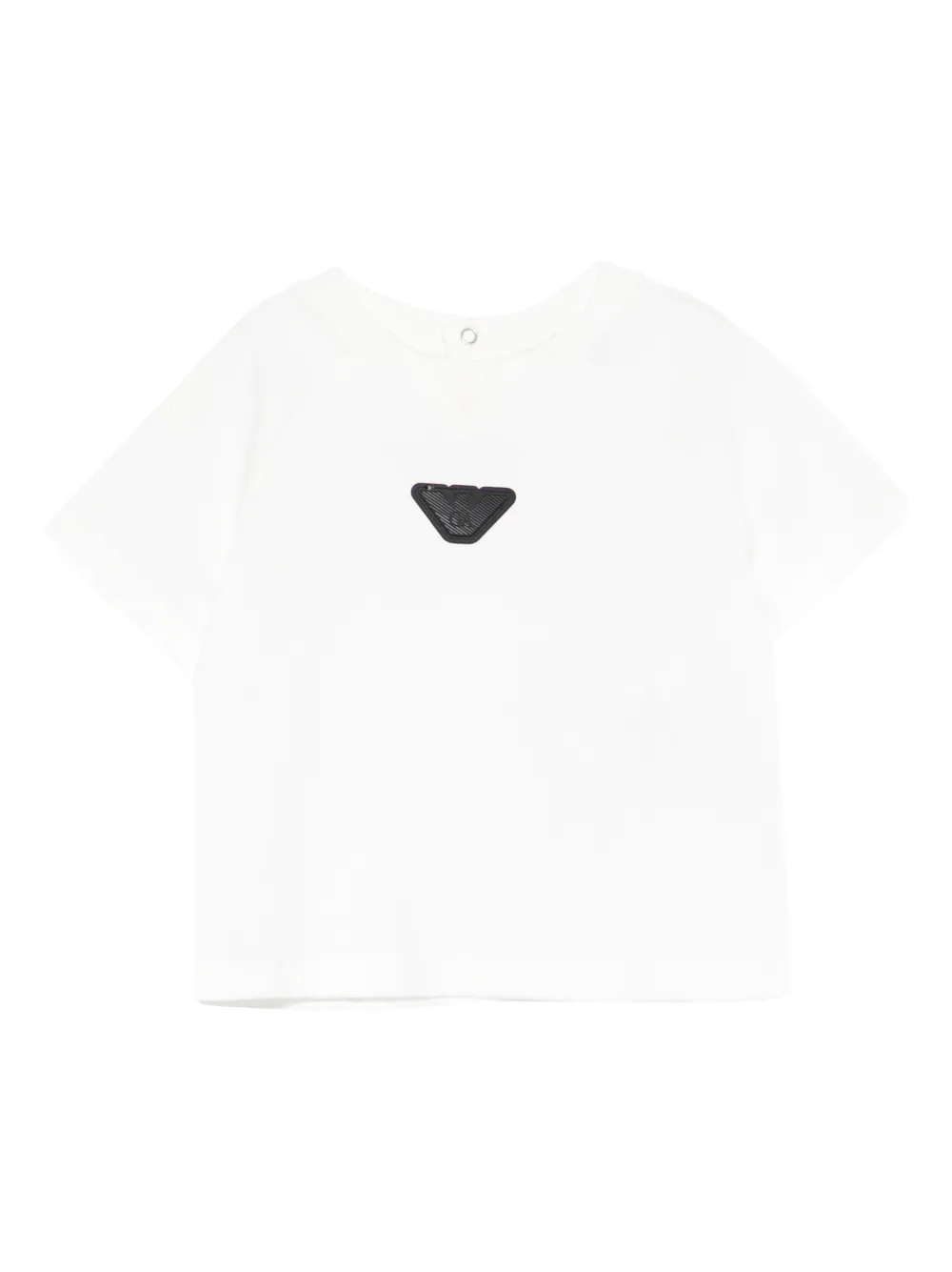 Emporio Armani Kids appliqué T-shirt - Bianco