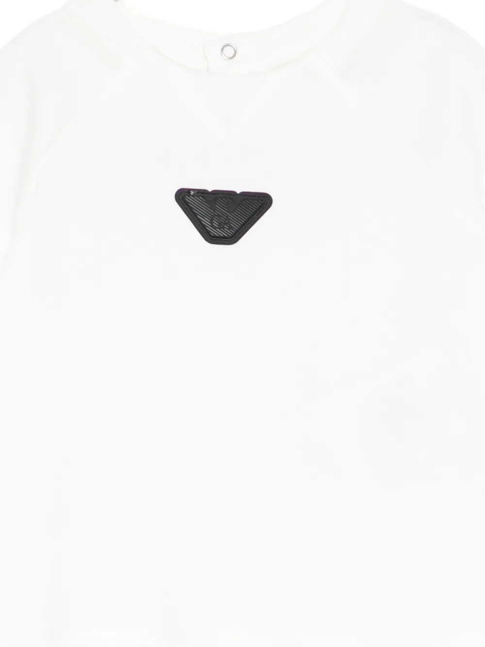 Emporio Armani Kids T-shirt met applicatie Wit