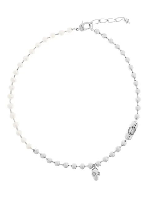 Alexander McQueen skull pearl necklace