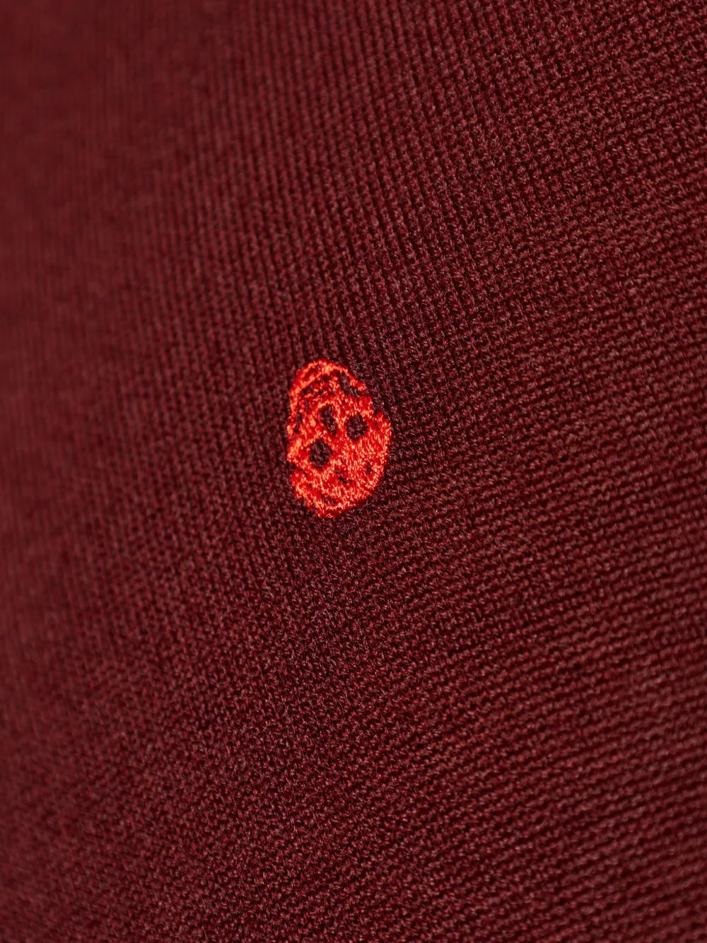 Alexander McQueen Trui met geborduurd logo Rood