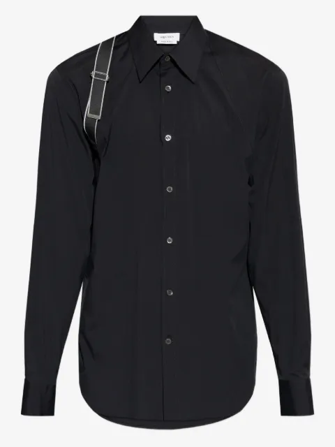 Alexander McQueen strap-detail shirt