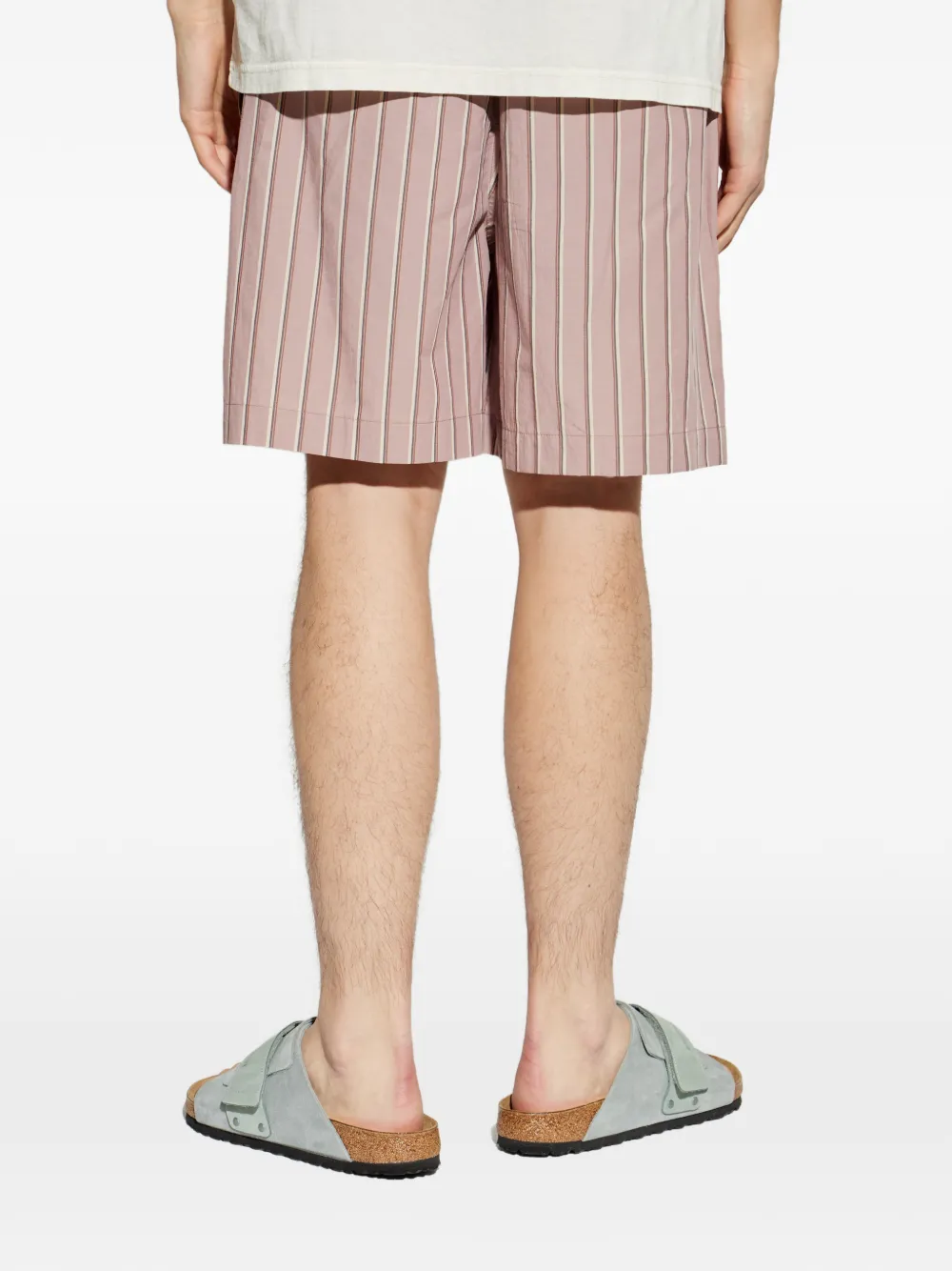 MARANT Vataya gestreepte shorts Roze