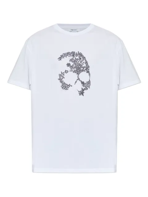 Alexander McQueen playera con motivo Skull