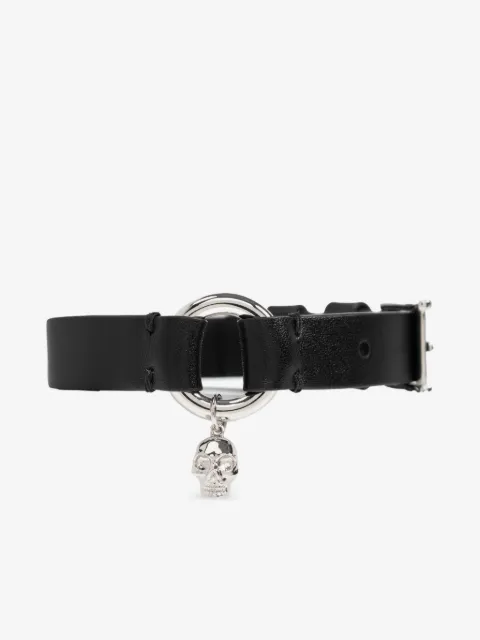 Alexander McQueen Bracciale con ciondolo