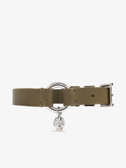 Alexander McQueen Bracciale con ciondolo