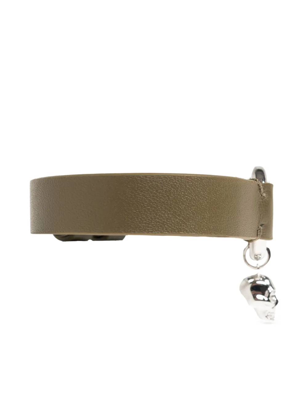  Alexander Mcqueen Skull Charm Bracelet - Green 