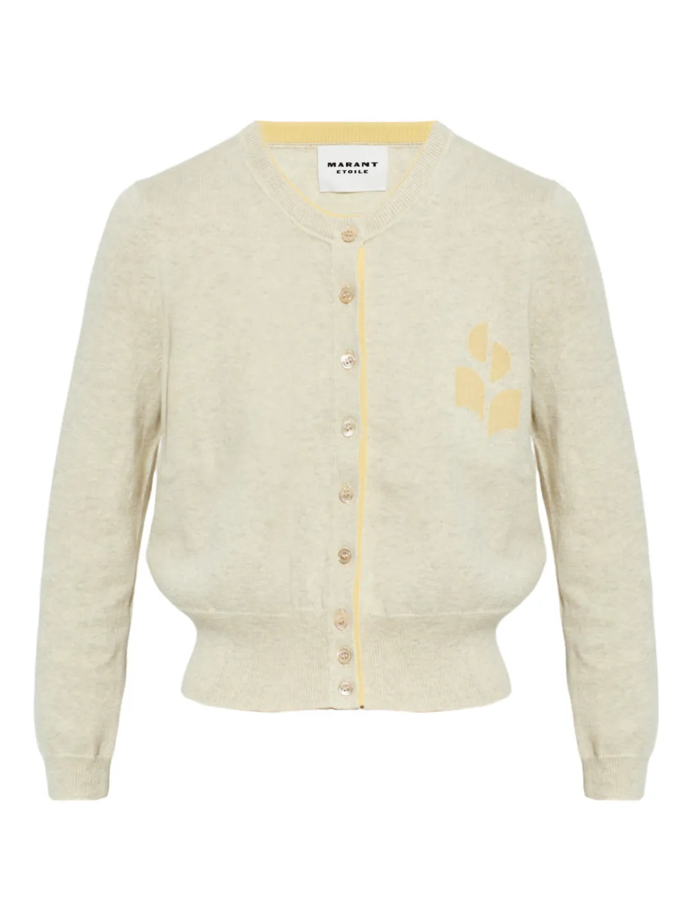 MARANT ÉTOILE layered cardigan - Neutrals