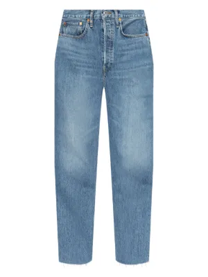 Off-White ロゴ ジーンズ | ブルー | FARFETCH JP