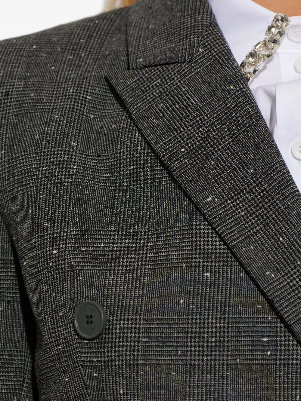 Alexander McQueen Jack met dubbele rij knopen Grijs