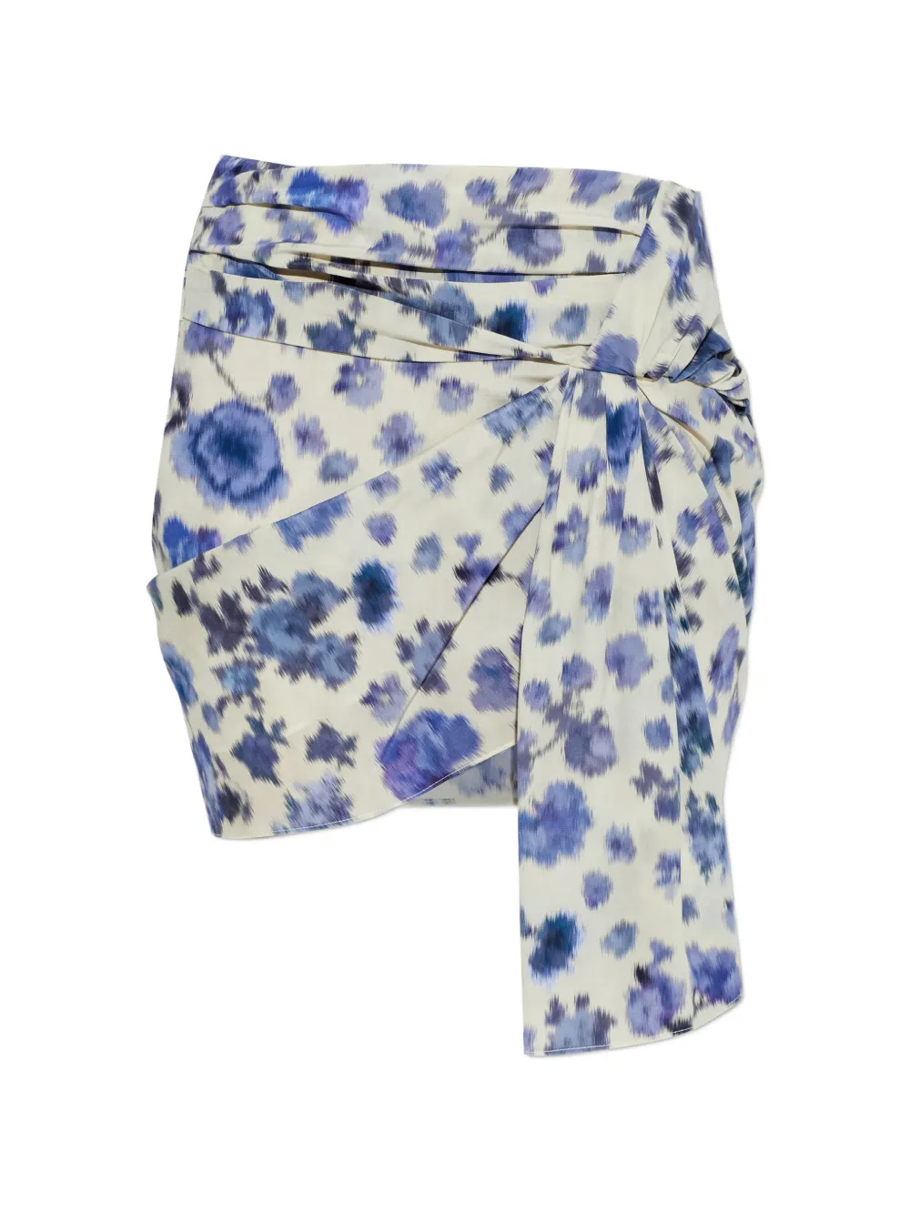 ISABEL MARANT knot-detail mini skirt - Toni neutri