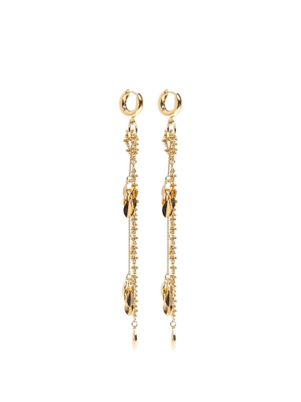 ISABEL MARANT chain drop earrings - Oro