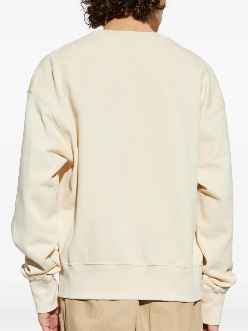 Alexander McQueen Sweater met logoprint Beige