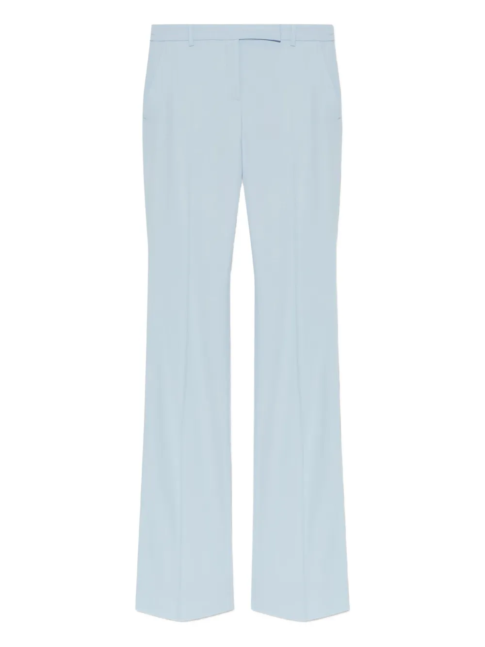 Alexander McQueen concealed-fastening trousers - Blu